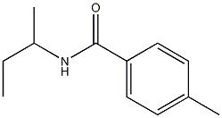 N-(sec-butyl)-4-methylbenzamide 化学構造式