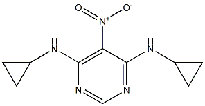 4,6-bis(cyclopropylamino)-5-nitropyrimidine