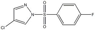 4-chloro-1-[(4-fluorophenyl)sulfonyl]-1H-pyrazole