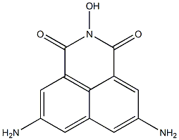 5,8-diamino-2-hydroxy-1H-benzo[de]isoquinoline-1,3(2H)-dione Struktur