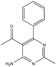 1-(4-amino-2-methyl-6-phenyl-5-pyrimidinyl)ethanone