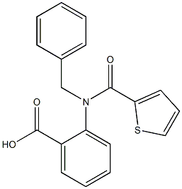 2-[benzyl(2-thienylcarbonyl)amino]benzoic acid|