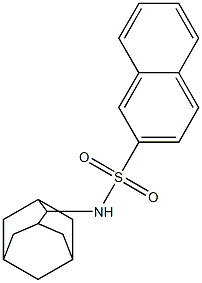 N-(2-adamantyl)-2-naphthalenesulfonamide Structure