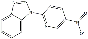 1-{5-nitro-2-pyridinyl}-1H-benzimidazole 化学構造式