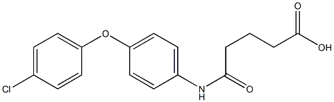 5-[4-(4-chlorophenoxy)anilino]-5-oxopentanoic acid