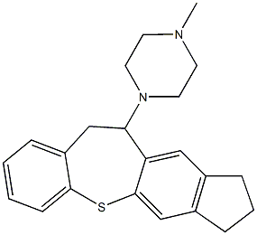 1-methyl-4-(2,3,10,11-tetrahydro-1H-indeno[5,6-b][1]benzothiepin-11-yl)piperazine|