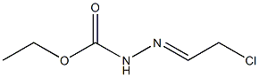 ethyl 2-(2-chloroethylidene)-1-hydrazinecarboxylate 化学構造式