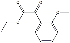 ethyl 2-(2-methoxyphenyl)-2-oxoacetate 化学構造式