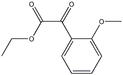 ethyl 2-(2-methoxyphenyl)-2-oxoacetate,,结构式