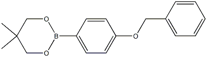 2-(4-Benzyloxyphenyl)-5,5-dimethyl-1,3,2-dioxaborinane|