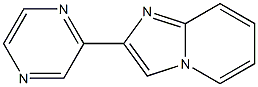 2-(pyrazin-2-yl)imidazo[1,2-a]pyridine 结构式