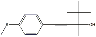 3-(4-Methylthiophenyl)-1-tert-butyl-1-methyl-2-propyn-1-ol