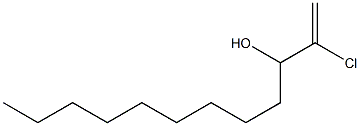 2-Chloro-1-dodecen-3-ol,,结构式