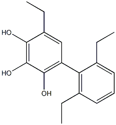 4-Ethyl-6-(2,6-diethylphenyl)benzene-1,2,3-triol