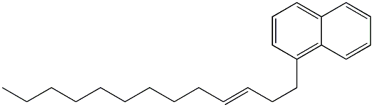 1-(3-Tridecenyl)naphthalene Structure