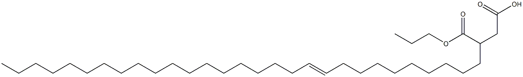 3-(10-Nonacosenyl)succinic acid 1-hydrogen 4-propyl ester