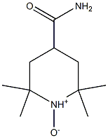 2,2,6,6-Tetramethyl-4-carbamoylpiperidine 1-oxide Structure