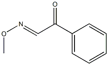 2-[Methoxyimino]-1-phenylethan-1-one,,结构式