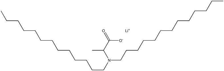2-(Ditridecylamino)propanoic acid lithium salt|