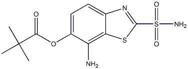 7-Amino-6-(pivaloyloxy)benzothiazole-2-sulfonamide