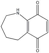 2,3,4,5-テトラヒドロ-1H-1-ベンゾアゼピン-6,9-ジオン 化学構造式