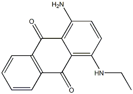 1-Amino-4-(ethylamino)anthraquinone Structure