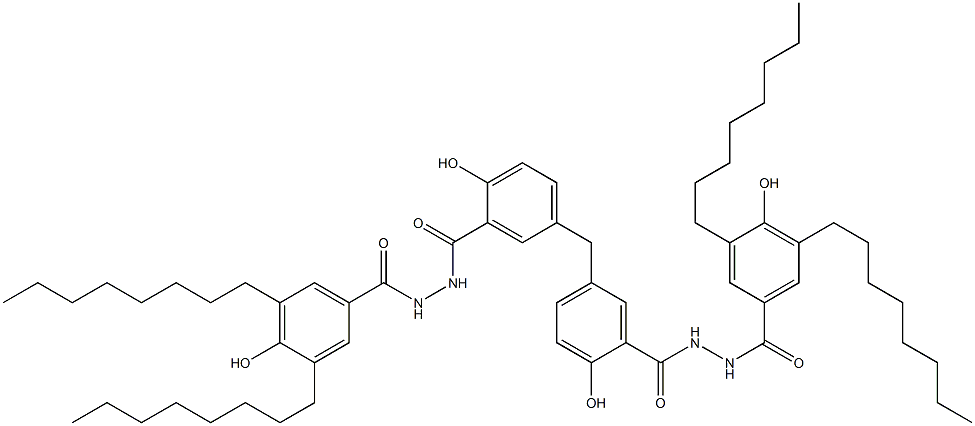 5,5'-Methylenebis[2-hydroxy-N'-(4-hydroxy-3,5-dioctylbenzoyl)benzenecarbohydrazide]