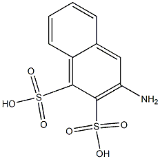 3-Amino-1,2-naphthalenedisulfonic acid Structure