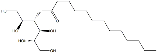 L-Mannitol 3-tridecanoate 结构式