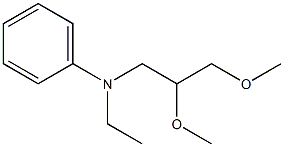 N-Ethyl-N-(2,3-dimethoxypropyl)aniline Structure