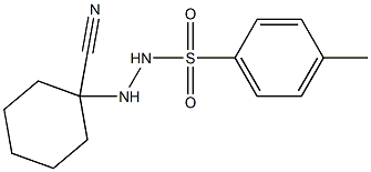 N'-(1-Cyanocyclohexyl)-4-methylbenzenesulfonic acid hydrazide Struktur