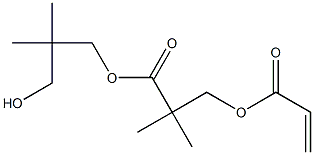 3-Vinylcarbonyloxy-2,2-dimethylpropionic acid 3-hydroxy-2,2-dimethylpropyl ester Structure
