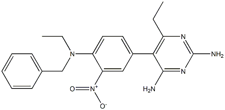 2,4-Diamino-6-ethyl-5-(3-nitro-4-[ethyl(benzyl)amino]phenyl)pyrimidine