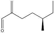 [R,(-)]-5-Methyl-2-methyleneheptanal Structure