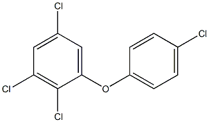2,3,5-トリクロロフェニル4-クロロフェニルエーテル 化学構造式