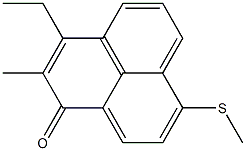 2-Methyl-3-ethyl-7-methylthio-1H-phenalen-1-one