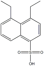 4,5-Diethyl-1-naphthalenesulfonic acid,,结构式
