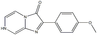 2-(4-Methoxyphenyl)-3,7-dihydroimidazo[1,2-a]pyrazine-3-one Structure