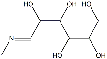 6-Methylimino-1,2,3,4,5-pentahydroxyhexane,,结构式