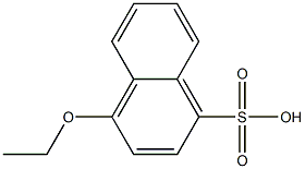 4-Ethoxy-1-naphthalenesulfonic acid,,结构式