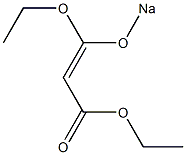 3-(Sodiooxy)-3-ethoxyacrylic acid ethyl ester Struktur