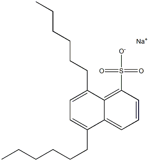 5,8-Dihexyl-1-naphthalenesulfonic acid sodium salt