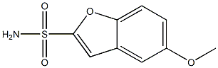 5-Methoxybenzofuran-2-sulfonamide,,结构式