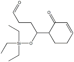 4-(Triethylsilyloxy)-4-(2-oxo-3-cyclohexenyl)butanal|