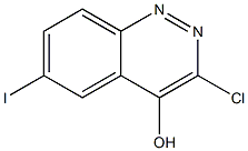 3-Chloro-6-iodo-cinnolin-4-ol,,结构式