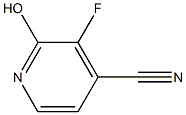 3-Fluoro-2-hydroxy-isonicotinonitrile Structure