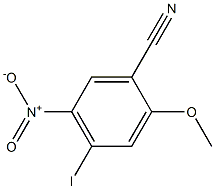 4-Iodo-2-methoxy-5-nitro-benzonitrile Structure