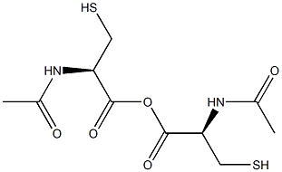 ACETYLCYSTEINE N-乙酰-L-半胱氨酸 结构式