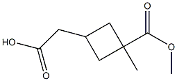 2-(3-(methoxycarbonyl)-3-methylcyclobutyl)acetic acid