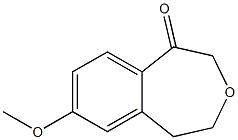 7-methoxy-4,5-dihydrobenzo[d]oxepin-1(2H)-one Struktur